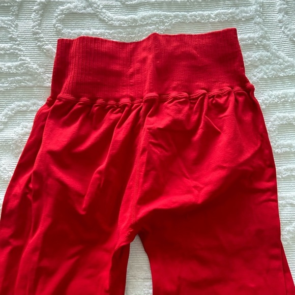 Free People Movement good Karma redish orange flare leggings - Picture 4 of 5